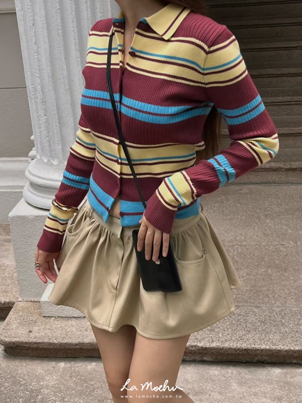 鉚釘口袋澎裙